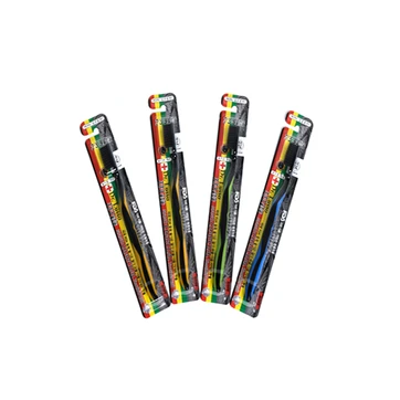 Мягкая зубная щетка с угольным напылением Dr.Lusso Nano Charcoal Toothbrush