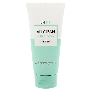 Heimish All Clean Green Foam pH 5.5 150 мл нежная очищающая пенка