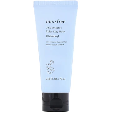 Зволожуюча глиняна маска з гіалуроновою кислотою Innisfree Jeju Volcanic Color Clay Mask Hydrating Blue