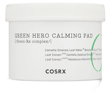 Успокаивающие пэды с центеллой COSRX One Step Green Hero Calming Pad