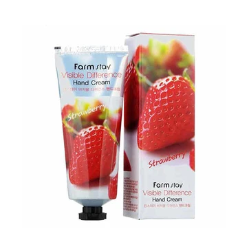Крем для рук с экстрактом клубники Farm Stay Strawberry Hand Cream