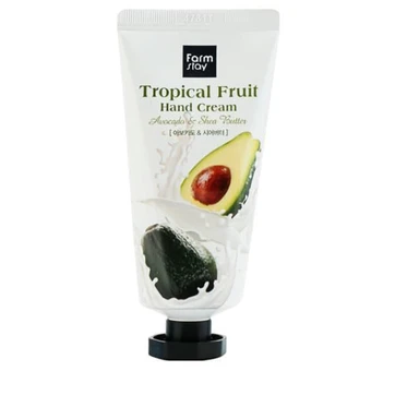 Крем для рук с авокадо и маслом ши Farm Stay Tropical Fruit Hand Cream Avocado & Shea Butter