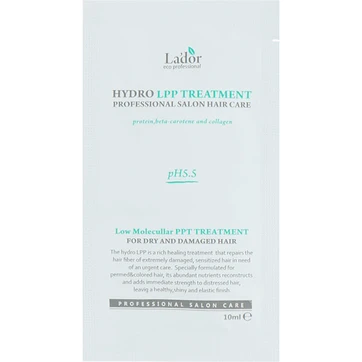 La'dor Eco Hydro LPP Treatment, 15 мл восстанавливающая маска с коллагеном и кератином