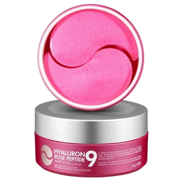 Гідрогелеві патчі з пептидами і болгарською трояндою MEDI-PEEL Hyaluron Rose Peptide 9 Ampoule Eye Patch