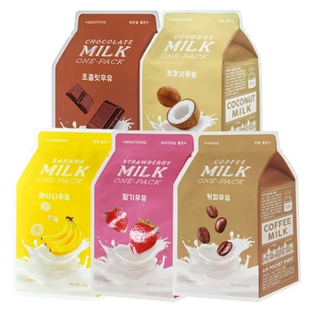 Тканевые молочные маски A'PIEU Milk One-Pack