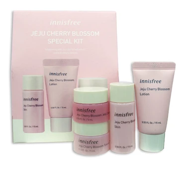 Набор мини версий для яркости кожи и ровного тона Innisfree Jeju Cherry Blossom Special Kit