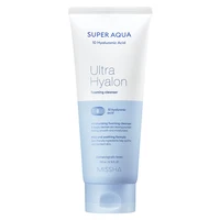 Пенка для умывания с гиалуроновой кислотой MISSHA Super Aqua Ultra Hyalron Foaming Cleanser