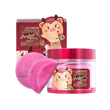 Пілінг-педи Elizavecca Hell-Pore Perfect Wine Sparkling Peeling Pad