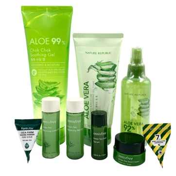 Набор корейской косметики Mix Green Box