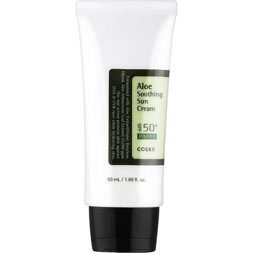 COSRX Aloe Soothing Sun Cream SPF50 PA+++ 50 мл солнцезащитный крем с алоэ