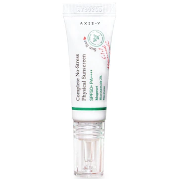 AXIS-Y Complete No-Stress Physical Sunscreen 10 (мини) солнцезащитный крем для лица