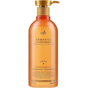 La'dor Dermatical Hair-Loss Shampoo For Thin Hair 530 мл укрепляющий шампунь для тонких волос