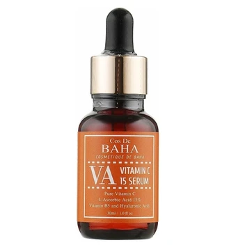 Cos De BAHA VA Vitamin C и аскорбиновой кислотой 15% Serum (VA) 30 мл сыворотка для лица с витамином C