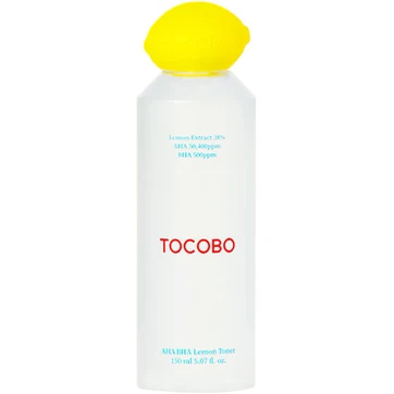 Tocobo AHA BHA Lemon Toner 150 мл тонер для лица с витамином C и кислотами